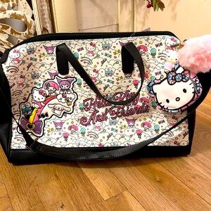 Hello Kitty and Friends Travel Bag - Pink and Black